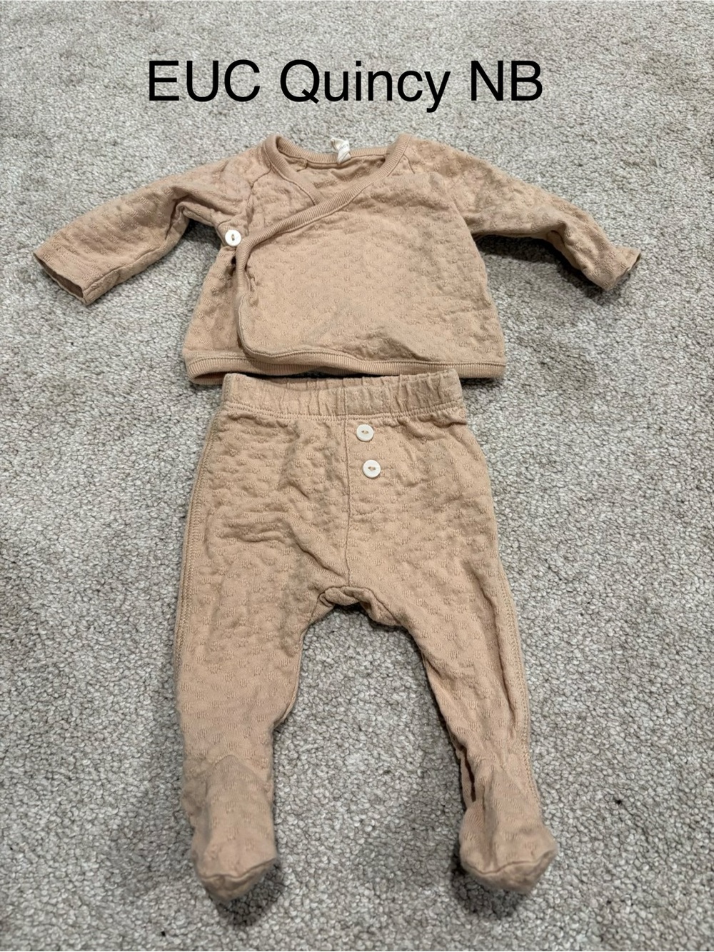Quincy Mae Neutral Two-Piece Set